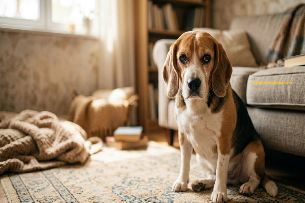 mi perra llora todo el tiempo