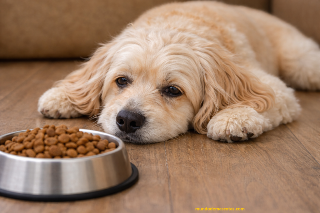 porque mi perro no quiere comer y solo duerme
