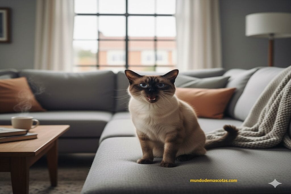 Por qué chillan los gatos