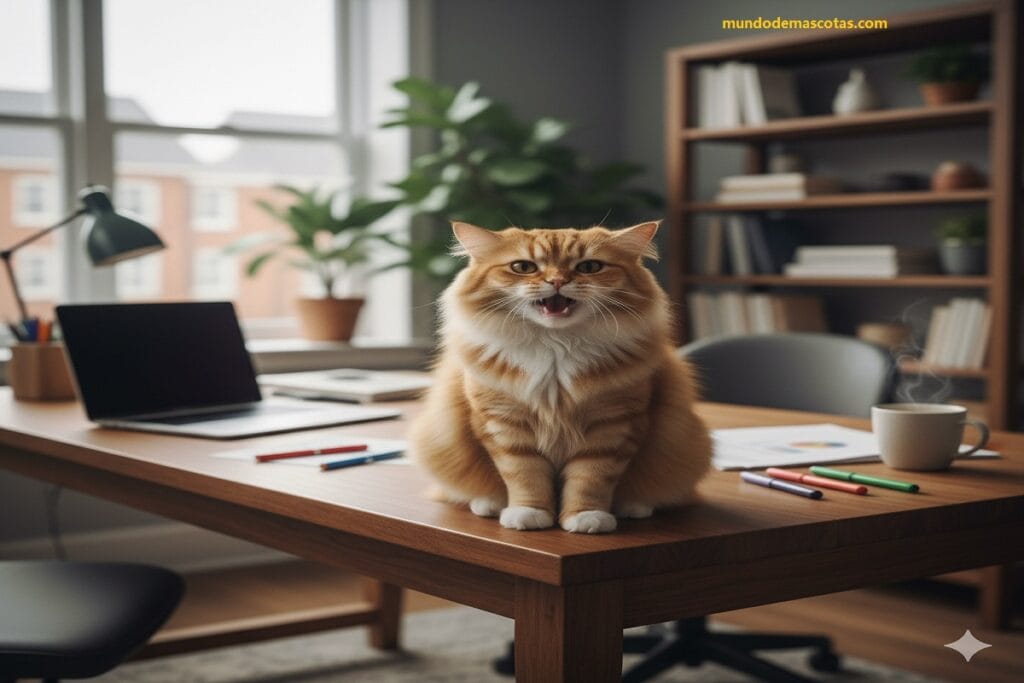 Por qué mi gato macho llora mucho