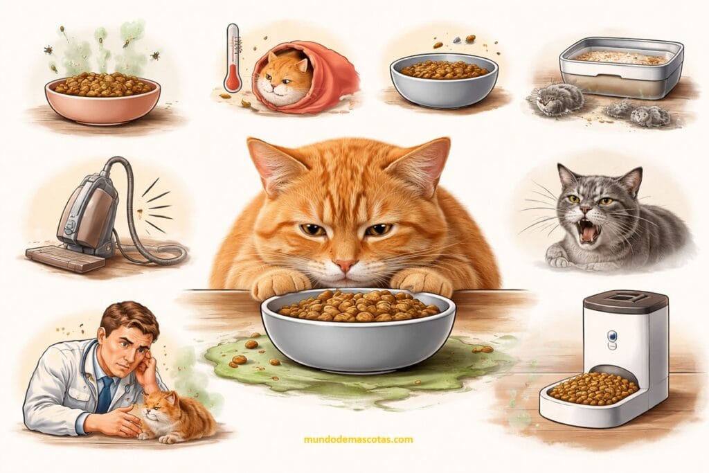 a mi gato no le gustan las croquetas