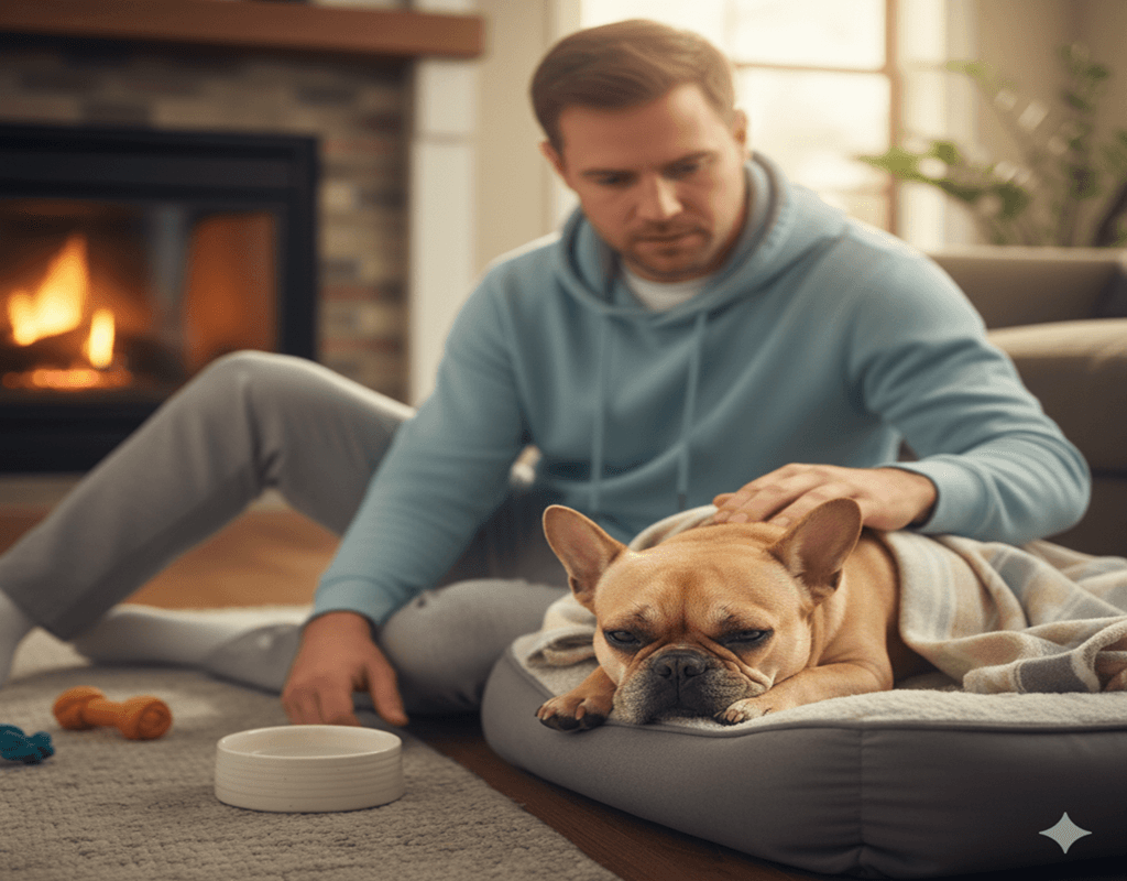 bulldog frances vomita espuma blanca