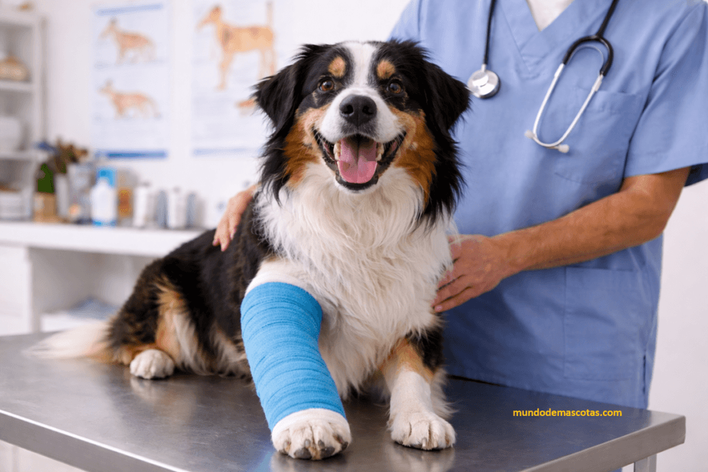 Como entablillar La pata De Un perro en casa