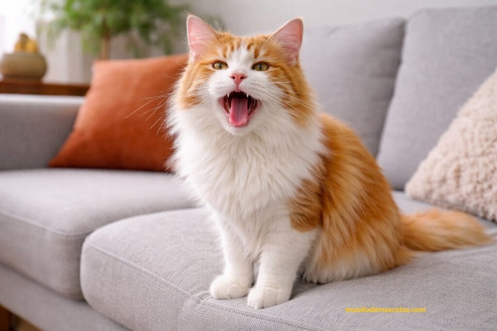 mi gato castrado maúlla mucho