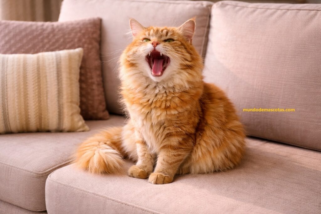 Mi gato llora de tristeza por la noche