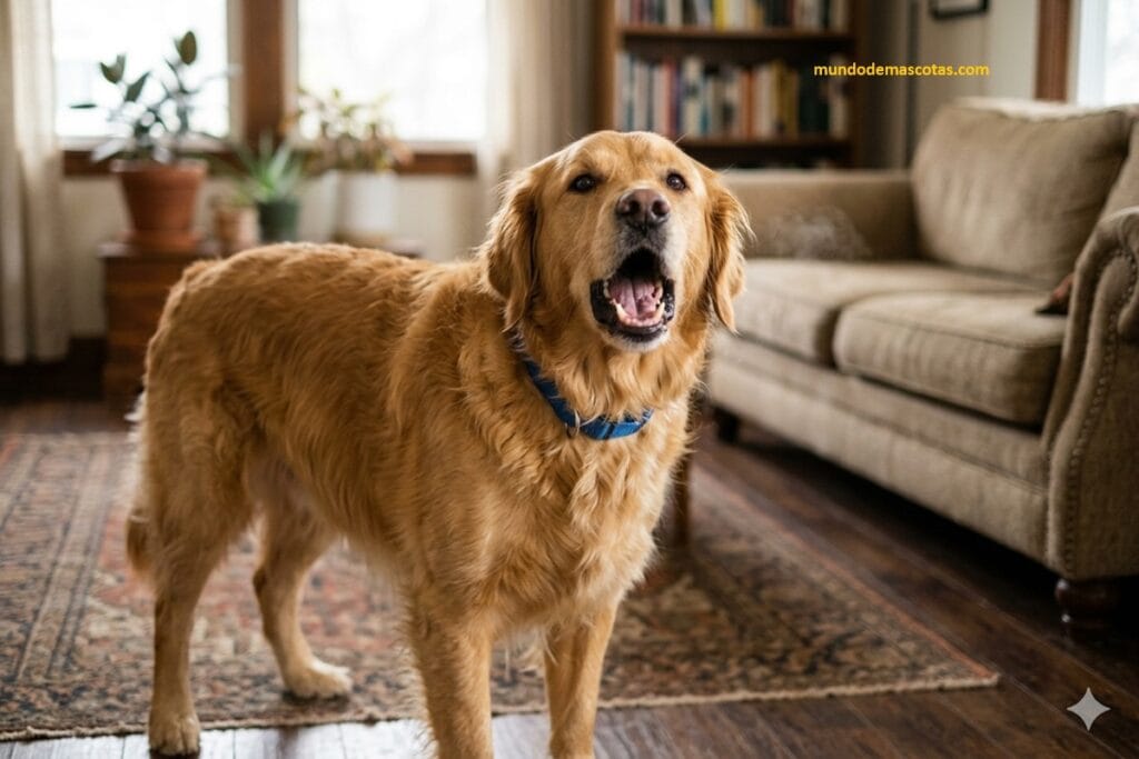 Mi perro no para de ladrar que hago con mi golden retriever para calmarlo y recuperar la paz en mi casa