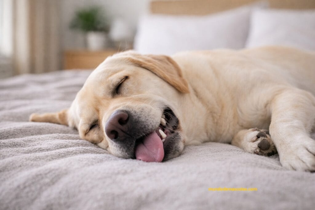 mi perro respira muy rápido estando en reposo