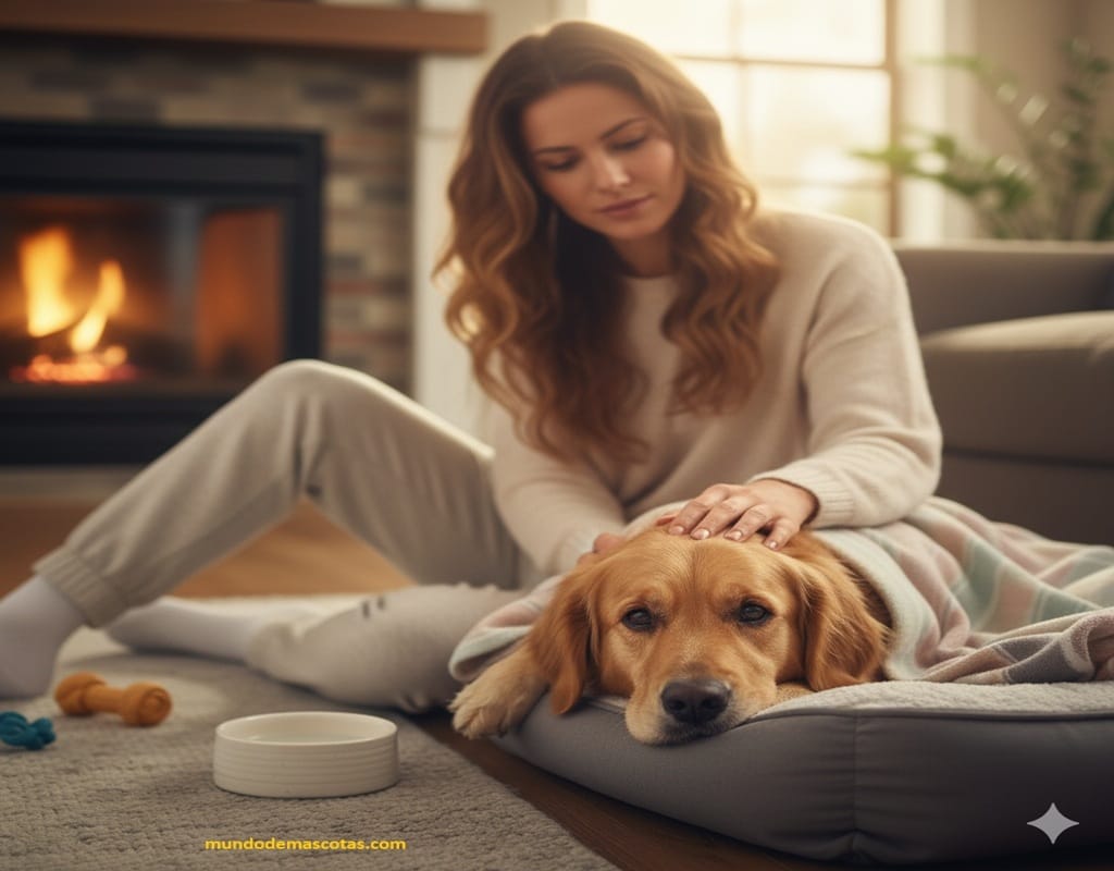 mi perro vomita espuma blanca