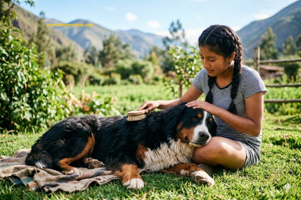 es importante saber los Niveles de glucosa normales en perros en ayunas y luego cuidar a un Boyero de Berna
