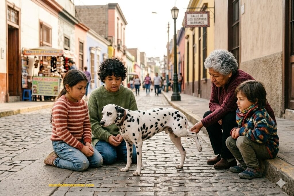Por qué a mi perro le tiembla la pata trasera cuando está parado esto se preguntas los niños ante un dálmata