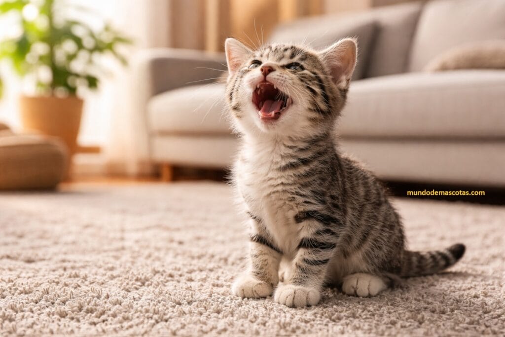 Por qué lloran los gatitos recién nacidos