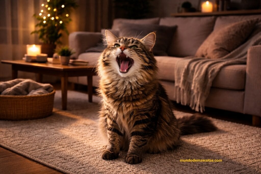 Por qué lloran los gatos en la noche