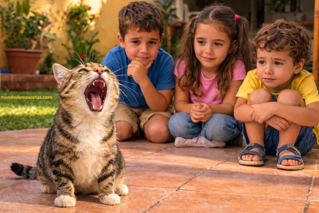 Por qué mi gato llora en la puerta