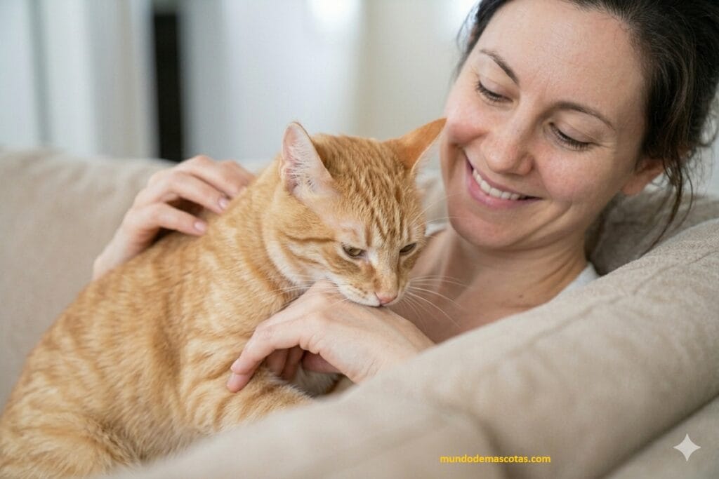 Gato amarillo muerde por amor la mano de su dueña por qué mi gato me ataca de repente