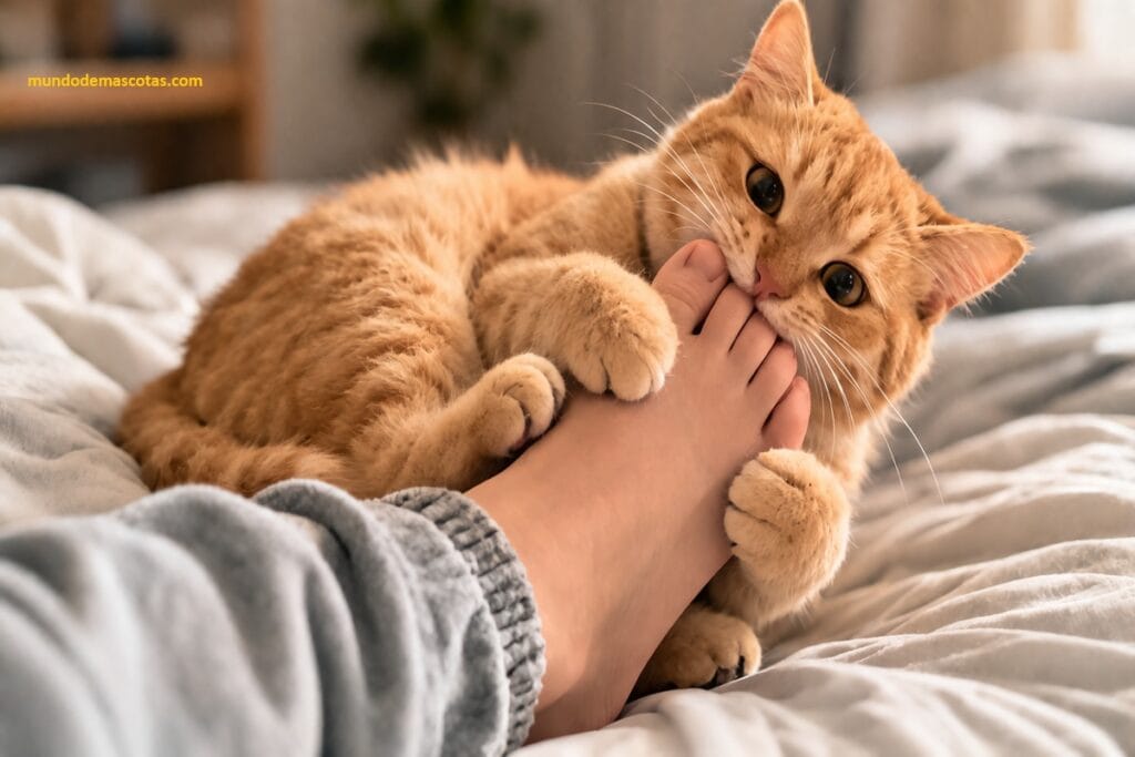 Por qué muerden los gatos