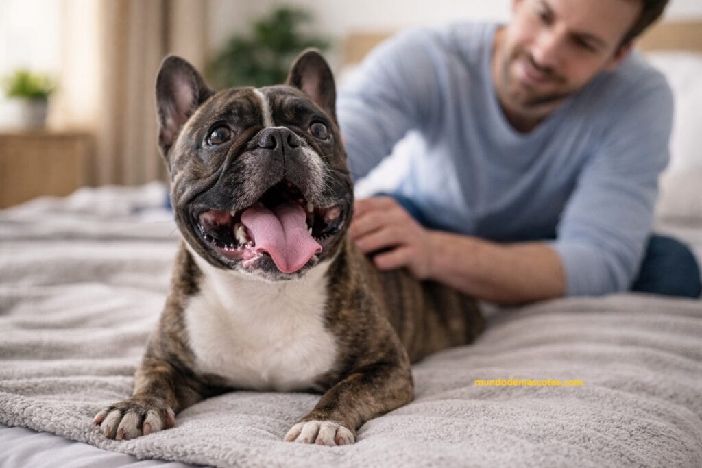 porque mi bulldog frances respira muy rápido