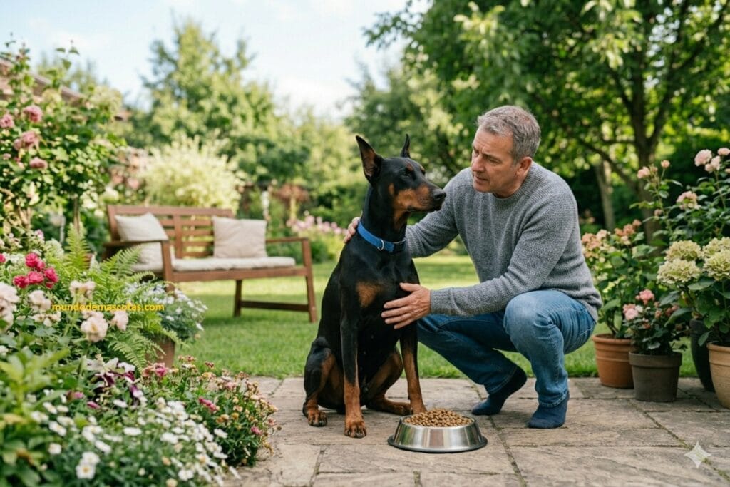 Qué le puedo echar a las croquetas para que mi perro se las coma sin problemas porque es un doberman