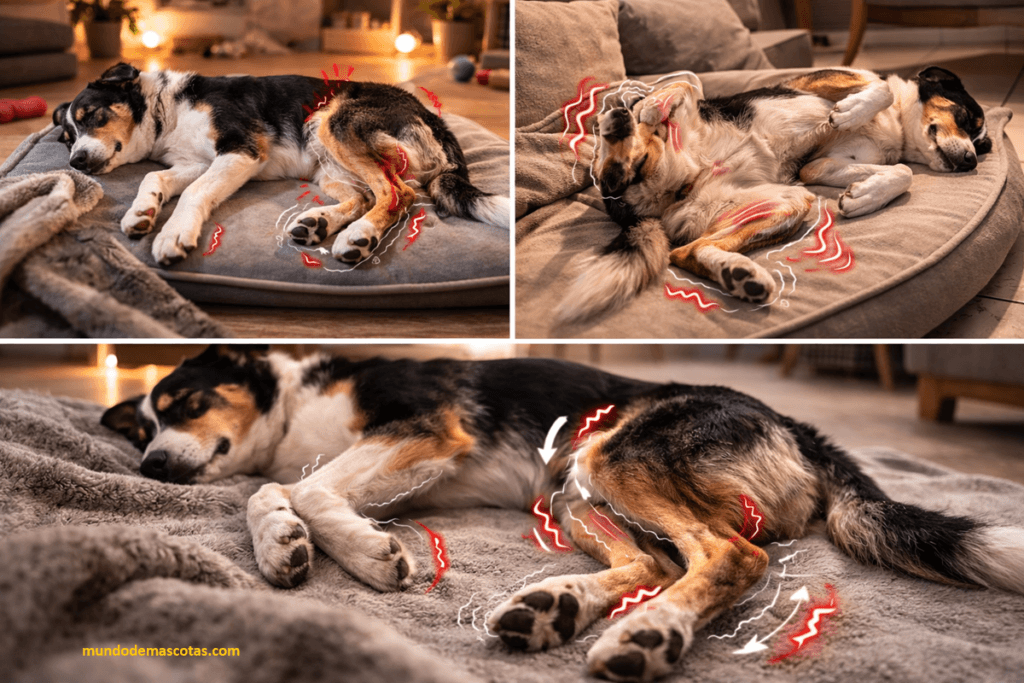 porque a mi perro le tiembla la pata trasera