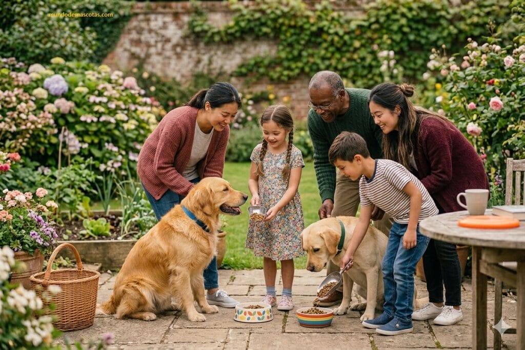 cuál es más agresivo labrador o golden retriever y por eso los dueños y niños los cuidan con amor para sanarlos