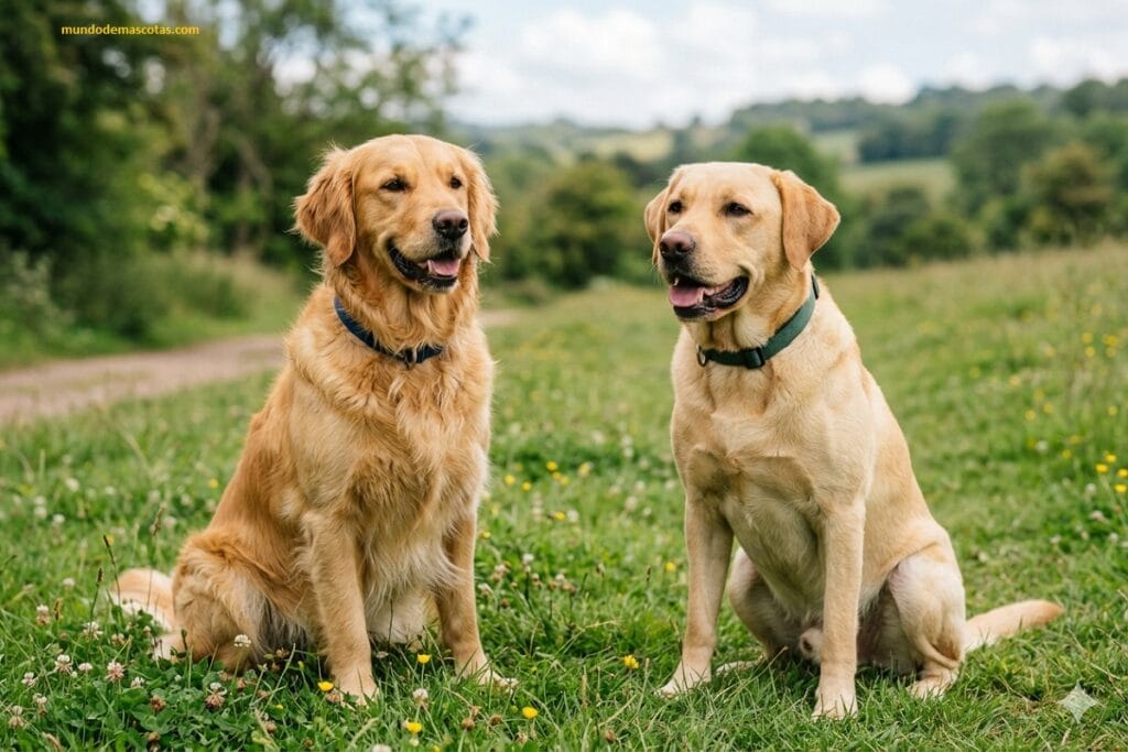 labrador o golden retriever para vivir en departamento y poder cuidarlos con amor así como están en el jardin