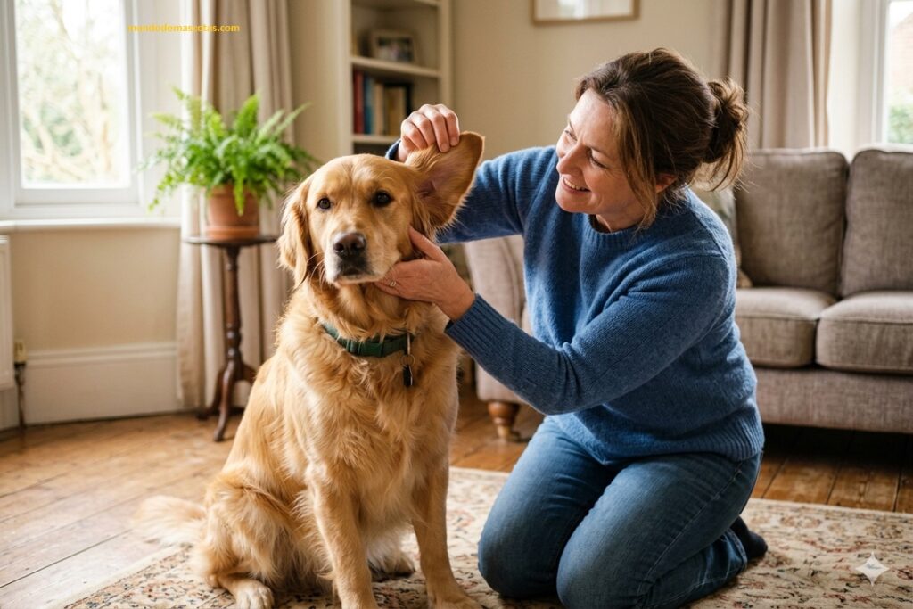 Por que a mi perro le huelen mal las orejas