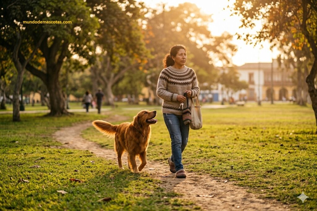 Por qué mi Golden Retriever me sigue a todos lados y tambien al parque cuando salgo a hacer mis responsabilidades