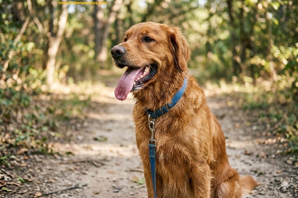 Remedios caseros para la tos en perros golden retriever adultos y este can esta en el parque muy agitado.