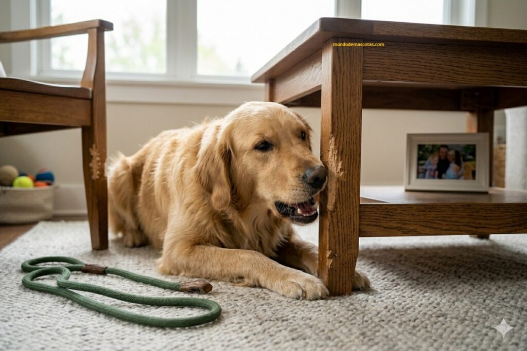 juguetes para perros que muerden mucho y destruyen todo incluido la mesa de la sala