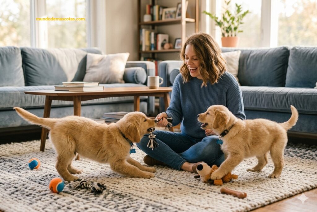 Peso Golden Retriever línea americana vs europea y como saber cuales son las etapas de crecimiento en su edad