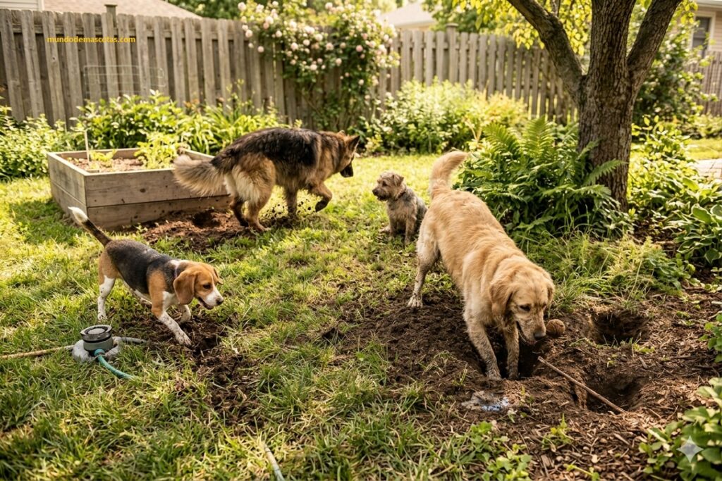 por qué los perros cavan para dormir y luego ensucian toda la casa con el barro en las patas